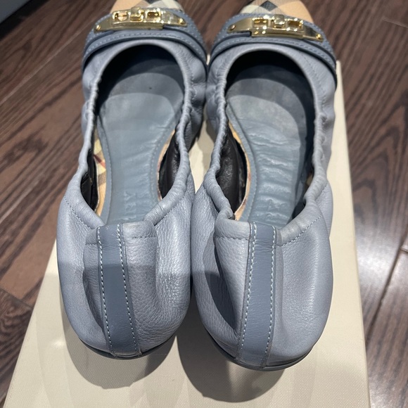 Burberry Haymarket Ballerina Flats - Picture 5 of 10